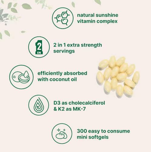 Vitamin D3 & K2 Health Booster™